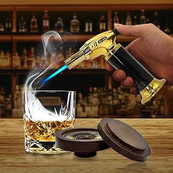 NOVVA Whiskey Smoker Kit - Cocktail Smoker Kit with Torch - Old